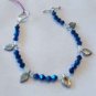 SAPPHIRE AND WHITE SWAROVSKI CRYSTAL BRACELET