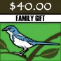 $ 40 Donation - Scrub-Jay Trail  (Family Gift)