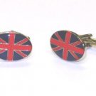 UNION JACK OVAL - CUFF LINKS