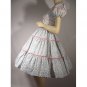 1950's Sweet Pink Piped Floral Dress with a Full Skirt! Petite S