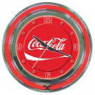 COCA COLA SODA POP COKE BOTTLE NEON SIGN WALL CLOCK NEW