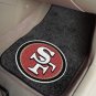 SAN FRANCISCO 49ERS AUTO CAR MATS GAME RUG FREE SHIP