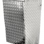 New Chrome Trash Can Metal Garbage Basket Lid FREE SHIP