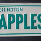 1982 CEREAL BOX BICYCLE STATE LICENSE PLATE WASHINGTON