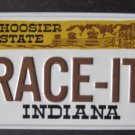 1982 POST CEREAL BICYCLE STATE LICENSE PLATE INDIANA