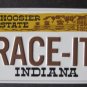 1982 POST CEREAL BICYCLE STATE LICENSE PLATE INDIANA