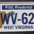 1982 CEREAL BICYCLE STATE LICENSE PLATE WEST VIRGINIA