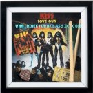 KISS LOVE GUN VIP PASS CONCERT TICKET 3D POSTER SIGN