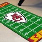 KANSAS CITY CHIEFS NFL FIELD RUG GAME MAT NEW FREE SHIP