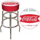 DRINK ICE COLD COCA COLA CHAIR COKE PUB CHAIR BAR STOOL