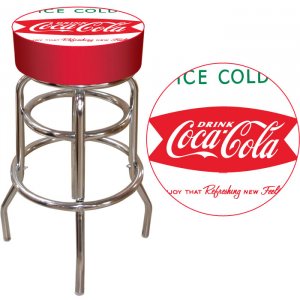 DRINK ICE COLD COCA COLA CHAIR COKE PUB CHAIR BAR STOOL