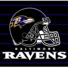 BALTIMORE RAVENS NFL FOOTBALL TEAM GAME HELMET RUG MAT