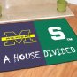 MICHIGAN WOLVERINES VS MICHIGAN STATE SPARTANS RUG MAT