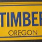 1982 POST CEREAL BOX BICYCLE STATE LICENSE PLATE OREGON