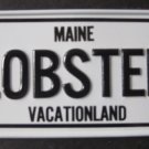 1982 POST CEREAL BOX BICYCLE STATE LICENSE PLATE MAINE