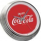 COCA COLA SODA POP COKE BOTTLE LOGO NEON CLOCK SIGN NEW