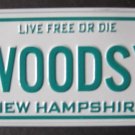 1982 CEREAL BICYCLE STATE LICENSE PLATE NEW HAMPSHIRE