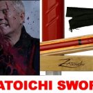 Zatoichi Blind Swordsman Samurai Movie Katana Sword Red