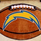 SAN DIEGO CHARGERS FOOTBALL TEAM RUG GAME MAT FREE SHIP