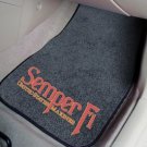 US MARINES MILITARY SEMPER FI RUG CAR MATS FREE SHIPPIN