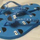 Sesame Street Cookie Monster Women Flip Flop Thong Sandal Shoe Size 5/6