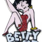 Sexy Betty Boop Chrome Rhinestone Dress Key Chain Ring FOB