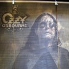 Ozzy Osbourne Poster Bamboo Window Roll Shade Blind Black Rain Album