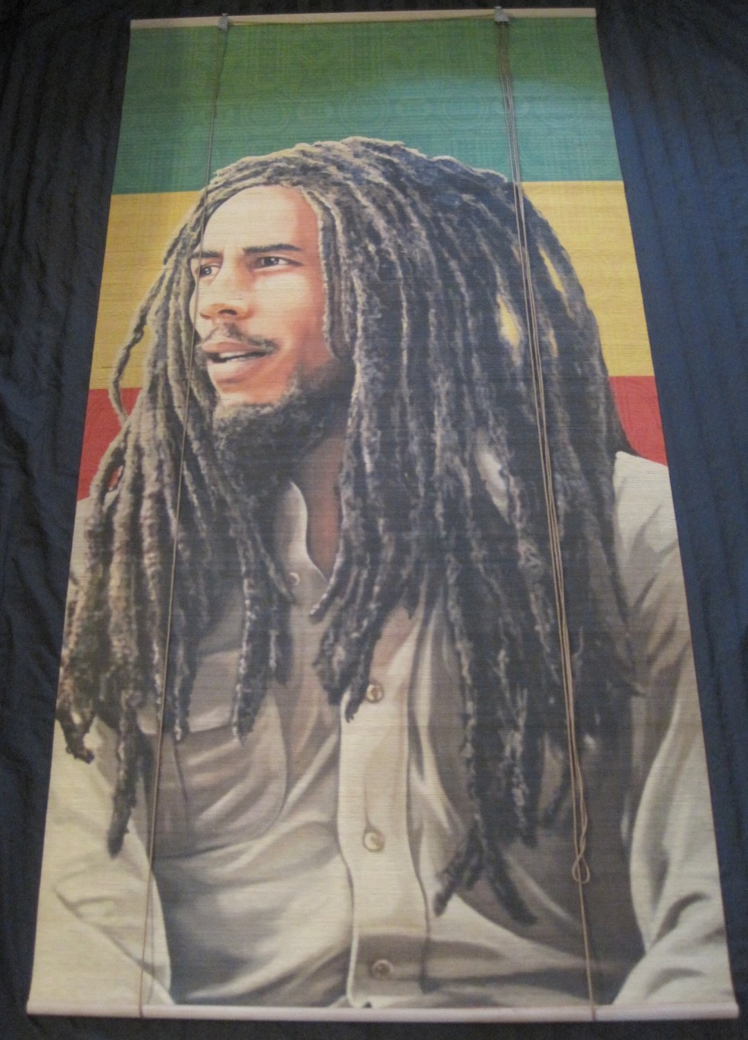 ask i lower all chord Window Rasta Bob Blind Bamboo Shade Reggae Marley Roll