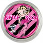 Sexy Betty Boop Boy Toy Pink Mini Skirt Neon Wall Clock