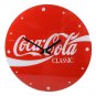 Retro Coca Cola Classic Soda Pop Bottle Glass Clock New