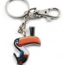 Guinnness Extra Stout Beer Toucan Keychain Key Ring FOB