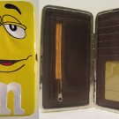 Yellow M&M Chocolate Candy Clutch Wallet Hand Bag Purse