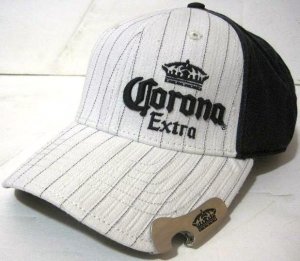 Blue Corona Extra Beer Bottle Opener Baseball Cap Hat