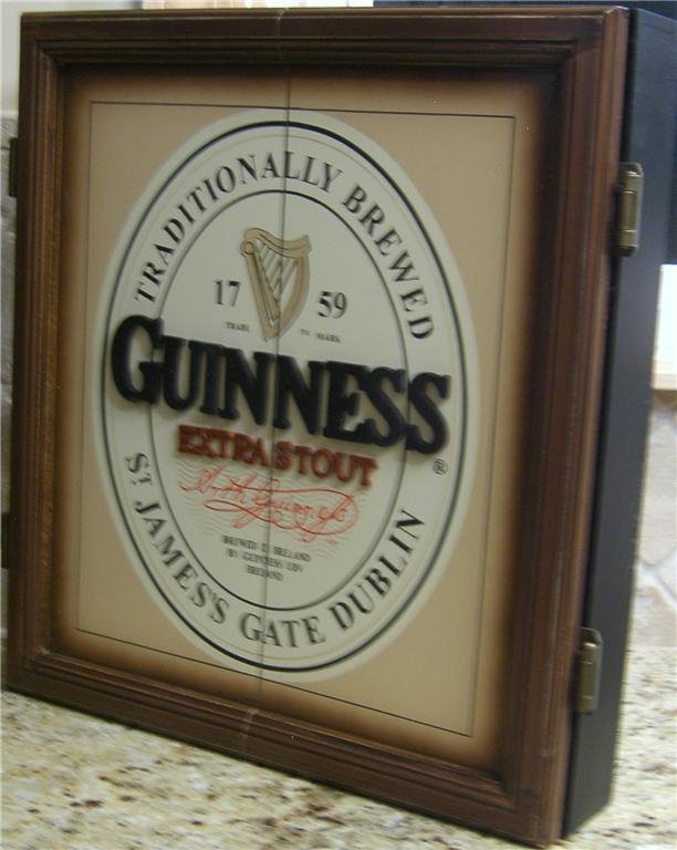 Guinness Extra Stout Beer Irish Pub Bar Sign 3d Dart Board