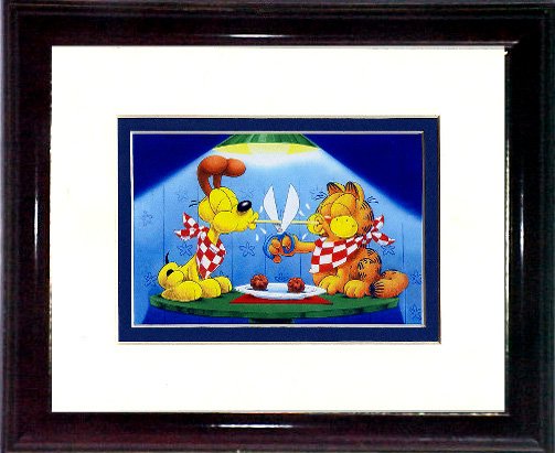 Garfield and Odie do Lunch #A674