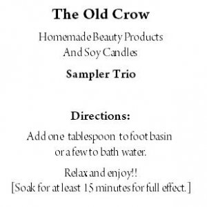 Bath Salt Sampler Trio