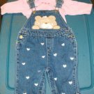 Nanna's Pet 2 PC Baby Girl Outfit Size 3 Months