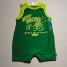THE CHILDREN'S PLACE Boy's 3-6 Months Tiny Turtle Green One-Piece Romper, NEW