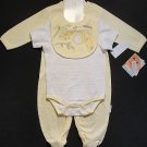 VITAMINS BABY 9 Months Romper, Onesie and Bib Set, NEW