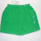 CHILDREN'S PLACE Boy's 3-6 Months Green Cotton Shorts, NEW