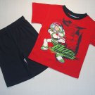 DISNEY TOY STORY Boy's 3T BUZZ LIGHTYEAR Shorts Outfit