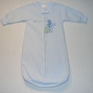JUST ONE YEAR Boys Blue Fleece Blanket Sleeper, 'PUPPY'