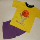 PDQ Boys 4 T-Shirt and Shorts Outfit, BASKETBALL, NEW