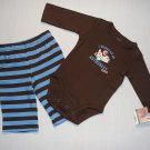CARTER'S Boy's 3 Months Astronaut Shirt Pants Set, NEW