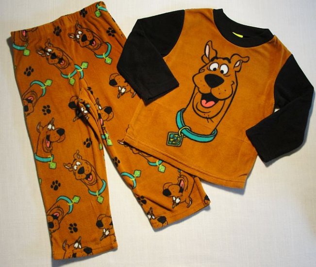 Scooby Doo Pajamas Boys Scooby-Doo Scooby Snacks Flannel Pajama