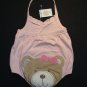 FIRST IMPRESSIONS Girl's 0-3 Months Teddy Bear Summer Romper, One-Piece NEW