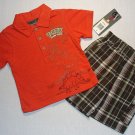 KIDS HEADQUARTERS Boys 18 Months Dinosaur Shorts Outfit NEW