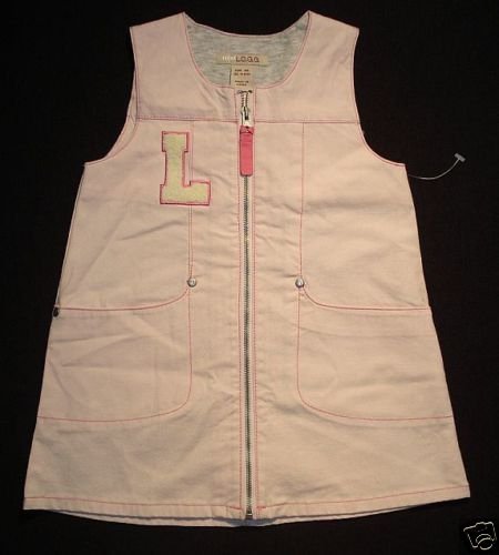 H&M L.O.G.G. Girl's 9-12 Months Pink Lined Jumper Dress NWOT
