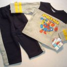SPIDERMAN Boy's 24 Months Sweat Pants Shirt Outfit NEW