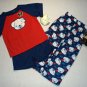 ME AND MY TEDDY Boy's 2T 3-Piece Pajama Set, NEW